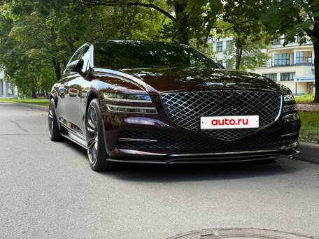 2020 Genesis G80 II, коричневый, 3850000 рублей, вид 3