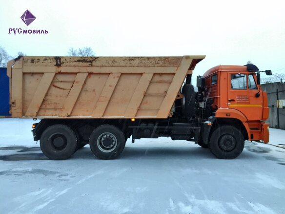 2013 КамАЗ 6520, оранжевый - вид 6
