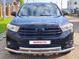 2012 Toyota Highlander II (XU40) Рестайлинг, чёрный, 1999999 рублей, вид 2