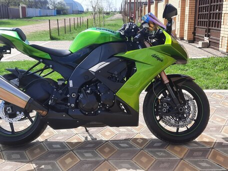 2008 Kawasaki Ninja 1000, зелёный, 780000 рублей, вид 1