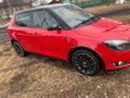2013 Skoda Fabia II Рестайлинг, красный - вид 2