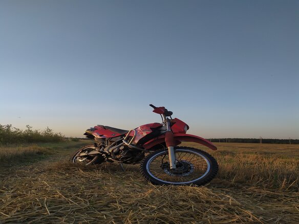 1996 Kawasaki KLR 650, красный, 250000 рублей - вид 6