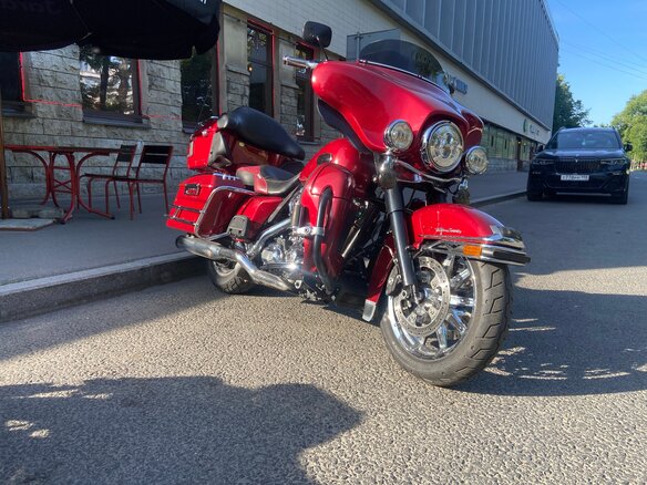 2012 Harley-Davidson Electra Glide, красный - вид 2