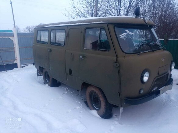 1995 УАЗ 3909, зелёный, 110000 рублей