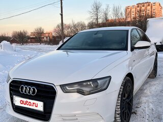 2011 Audi A6 IV (C7), белый, 1425000 рублей, вид 1