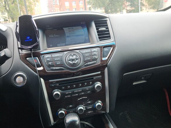 2015 Nissan Pathfinder IV, серый, 1900000 рублей - вид 8