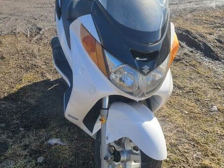2003 Suzuki Burgman (SkyWave) 400, белый, 260000 рублей, вид 2