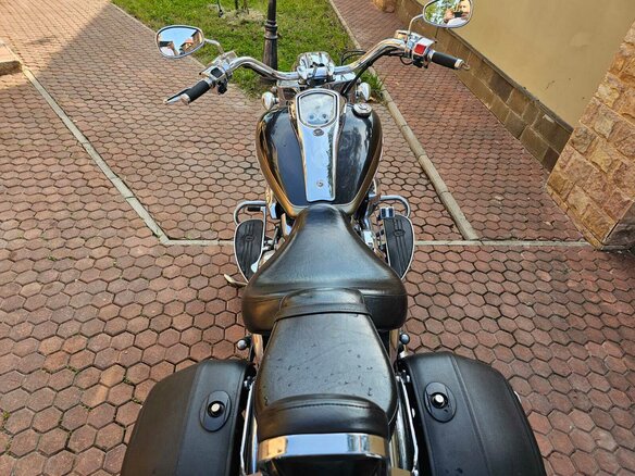 2006 Yamaha XV 1900, чёрный - вид 2