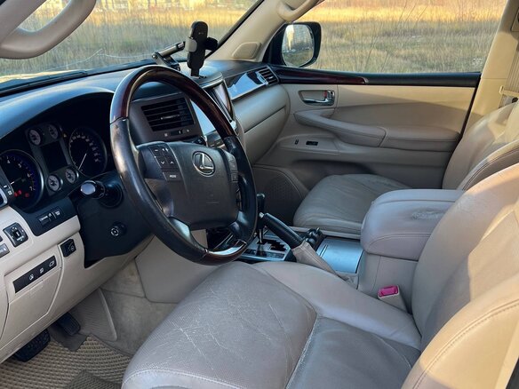 2008 Lexus LX 570 III, чёрный, 3590000 рублей - вид 10
