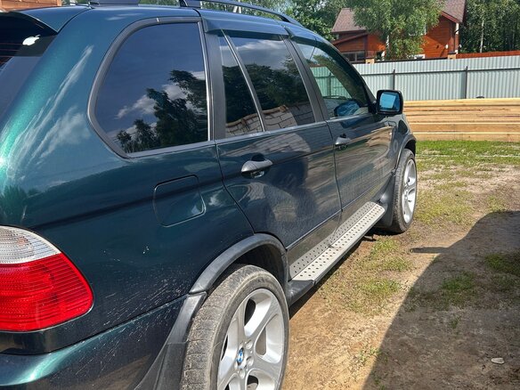 2001 BMW X5 3.0i I (E53), зелёный, 1400000 рублей - вид 8