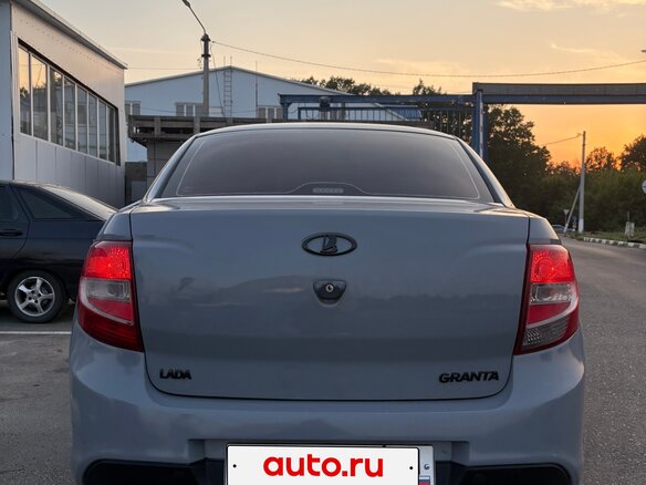 2013 Lada (ВАЗ) Granta I, серебристый, 420000 рублей - вид 3