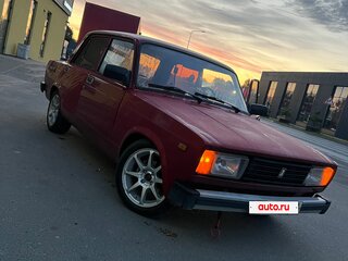 1987 Lada (ВАЗ) 2105, красный, 170000 рублей, вид 2