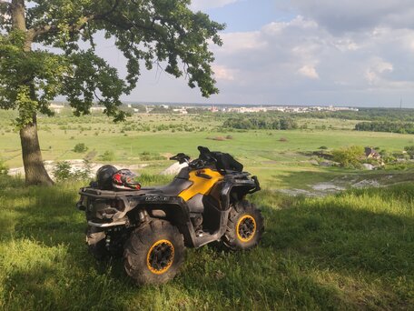 2013 BRP Can-Am Outlander 1000, жёлтый, 1050000 рублей, вид 1