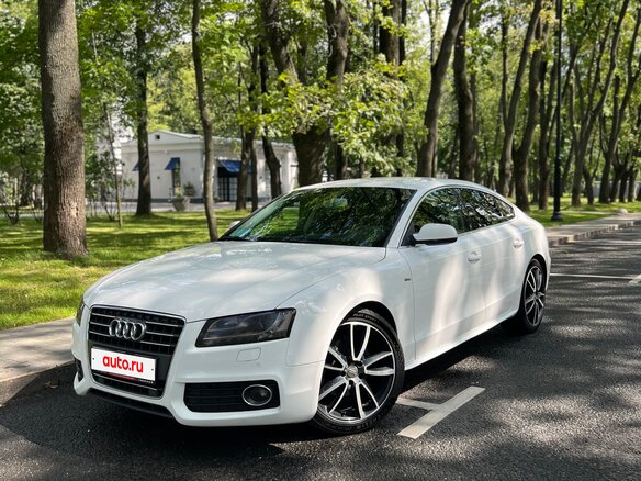 2009 Audi A5 I (8T), белый, 1150000 рублей