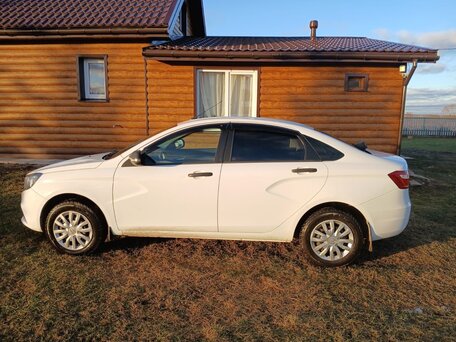2019 Lada (ВАЗ) Vesta I, белый, 740000 рублей, вид 3