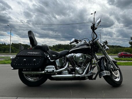 2002 Harley-Davidson Heritage, чёрный, 689000 рублей, вид 5