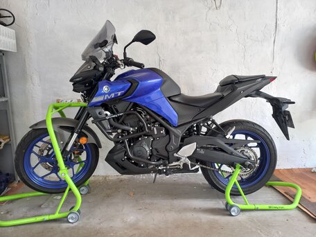 2020 Yamaha MT-03, синий, 650000 рублей, вид 1