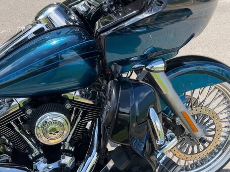 2012 Harley-Davidson CVO Road Glide, синий, 1095000 рублей, вид 2