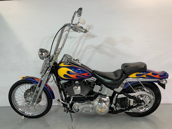 2006 Harley-Davidson Springer Softail, синий - вид 1