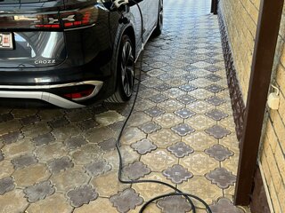 2022 Volkswagen ID.6 Crozz, синий, 3200000 рублей, вид 4