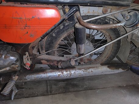 1979 Jawa 350/634, красный, 200000 рублей, вид 2