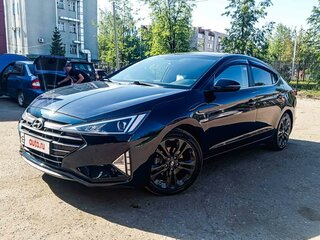 2019 Hyundai Elantra VI (AD) Рестайлинг, синий, 2370000 рублей, вид 1