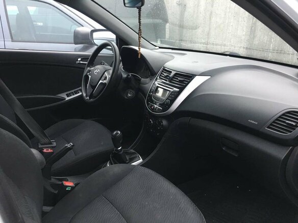 2013 Hyundai Solaris I, белый - вид 8