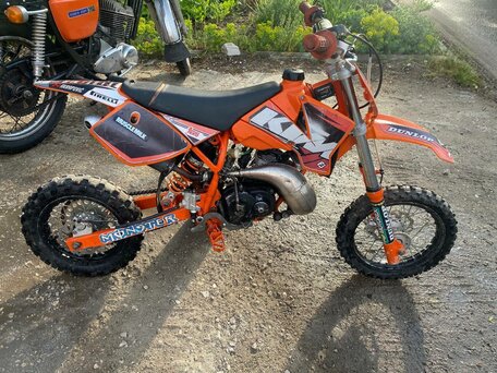 2008 KTM 50 SX, оранжевый, 100000 рублей, вид 1