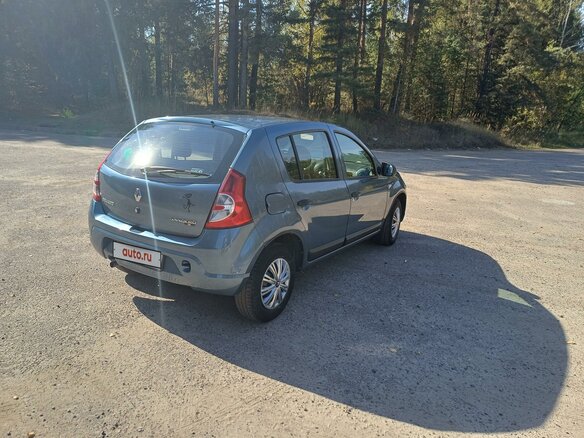 2012 Renault Sandero I, синий - вид 2