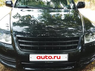 2004 Volkswagen Touareg I, чёрный, 800000 рублей, вид 1