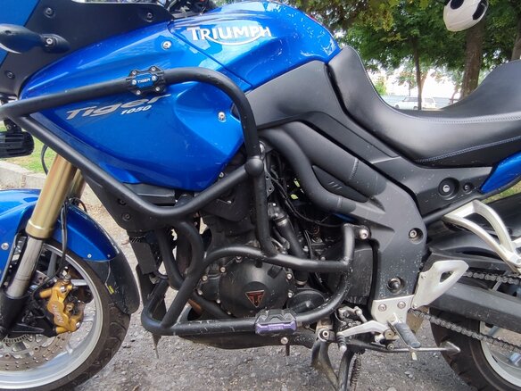 2007 Triumph Tiger 1050, синий, 570000 рублей - вид 18