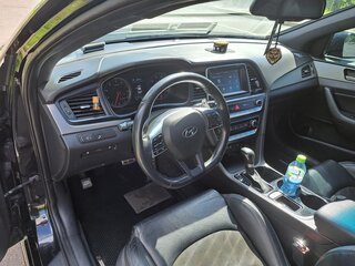 2017 Hyundai Sonata VII (LF) Рестайлинг, чёрный, 1200000 рублей, вид 2