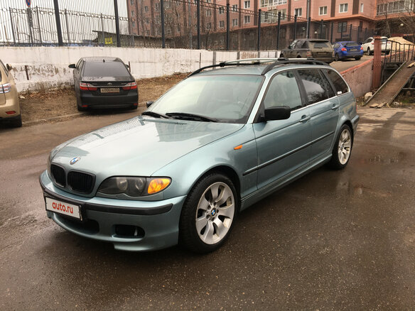 2004 BMW 3 серии 330xd IV (E46) Рестайлинг, зелёный - вид 1