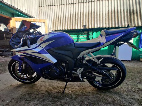 2007 Honda CBR 600RR, синий, 620000 рублей, вид 2