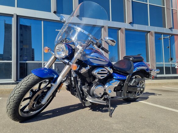 2009 Yamaha XVS950, синий, 650000 рублей - вид 2
