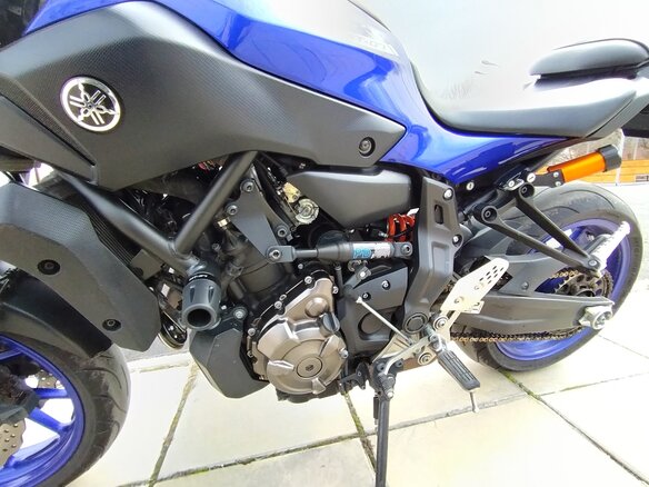 2017 Yamaha MT-07 (FZ-07), синий, 730000 рублей - вид 32