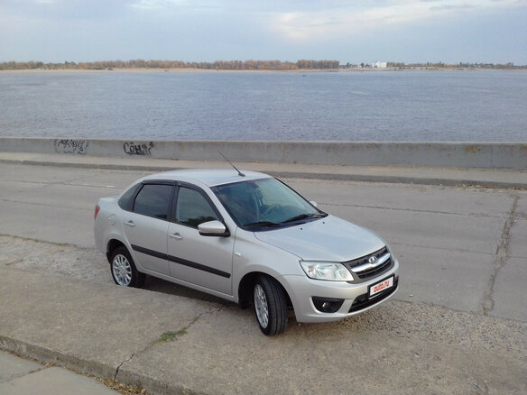 2016 Lada (ВАЗ) Granta I, серебристый - вид 8