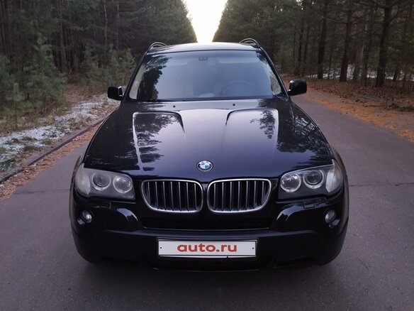 2007 BMW X3 25i I (E83) Рестайлинг, чёрный, 1325000 рублей - вид 1