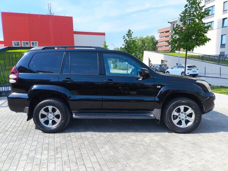 2008 Toyota Land Cruiser Prado 5-speed 120 Series Рестайлинг, чёрный, 2600000 рублей, вид 2