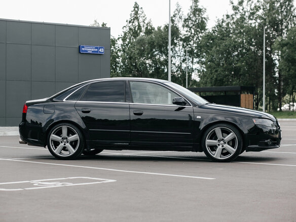 2005 Audi A4 III (B7), чёрный, 1200000 рублей - вид 6