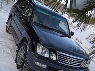 2007 Lexus LX 470 II Рестайлинг, чёрный, 3500000 рублей, вид 3