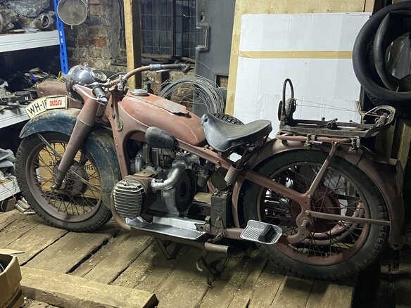 1937 BMW R 12, коричневый, 2000000 рублей - вид 5