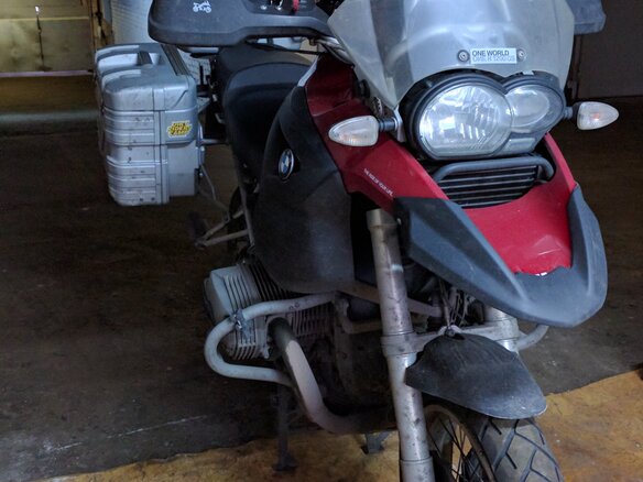 2007 BMW R 1200 GS, красный - вид 2