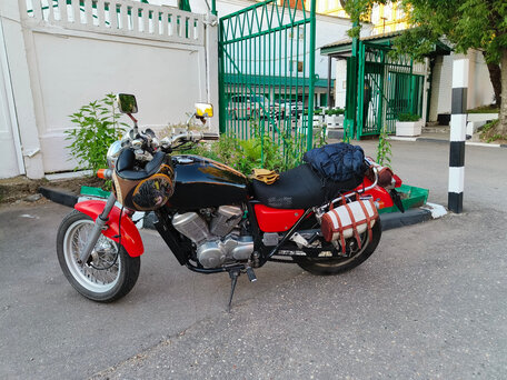 1995 Honda VRX 400, красный, 250000 рублей, вид 2