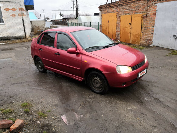 2006 Lada (ВАЗ) Kalina I, красный - вид 1
