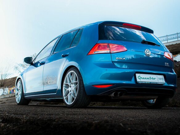 2013 Volkswagen Golf VII, голубой, 990000 рублей - вид 15