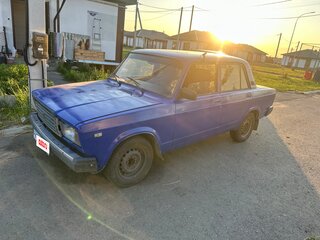 2007 Lada (ВАЗ) 2107, синий, 80000 рублей, вид 1
