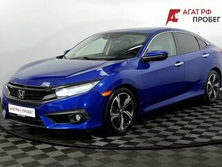 2015 Honda Civic X, синий, 1630000 рублей, вид 2