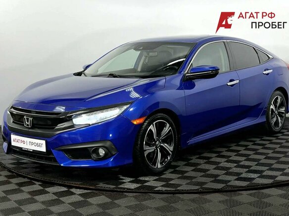 2015 Honda Civic X, синий, 1610000 рублей - вид 1