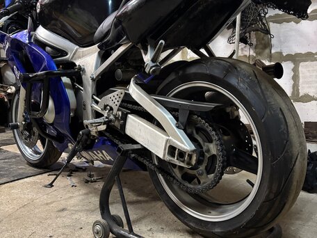 2002 Yamaha YZF-R6, синий, 259000 рублей, вид 2